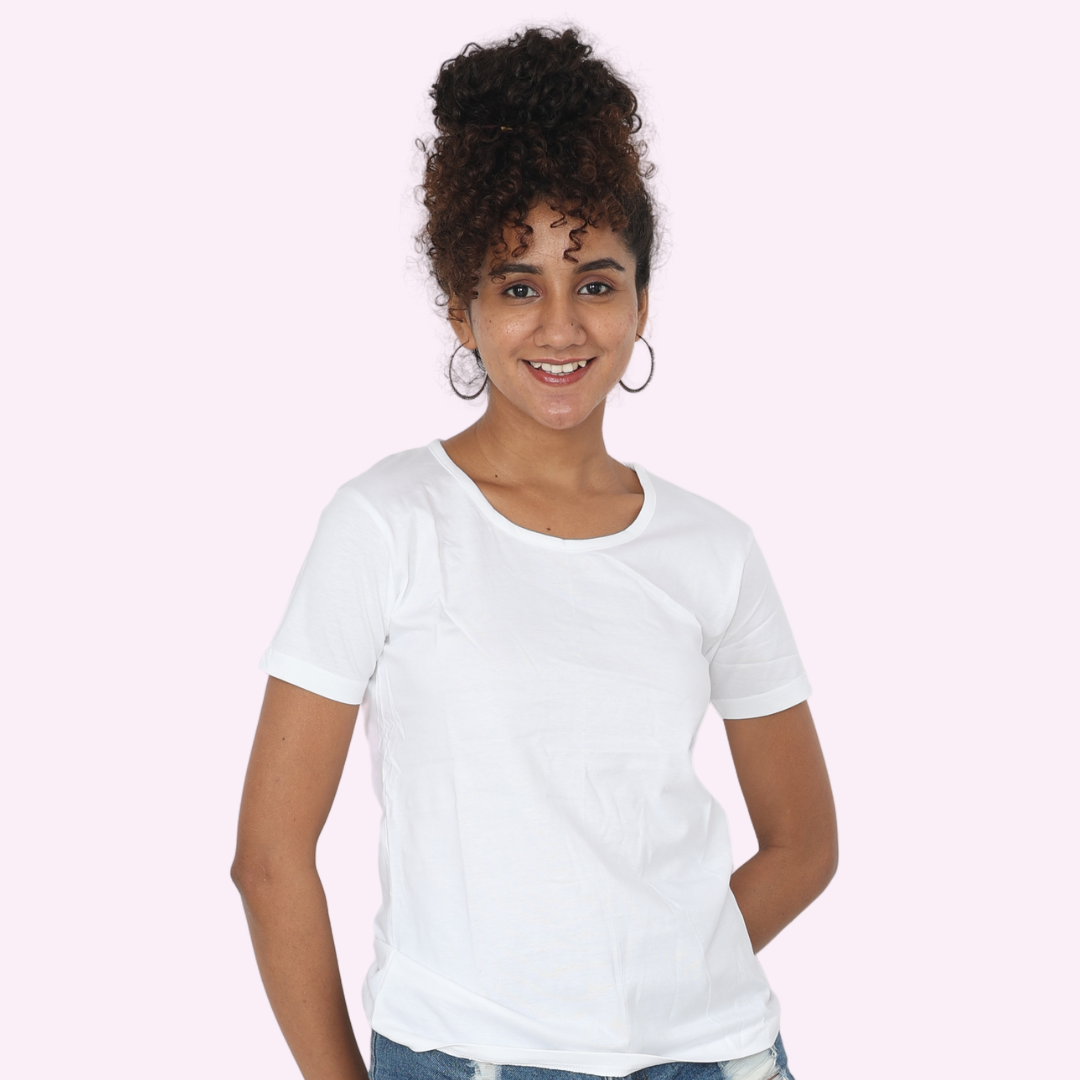 White Plain Top / WOMENS Regular T-Shirts