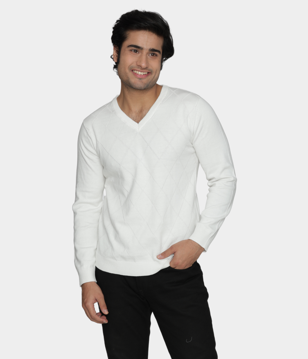 OFF White  Structured cotton knitted T-shirt