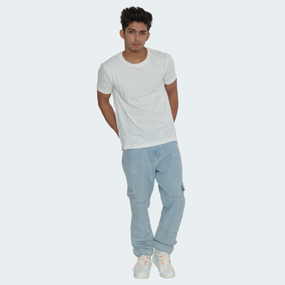 White Plain T Shirt