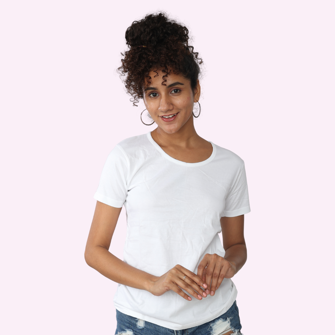 White Plain Top / WOMENS Regular T-Shirts