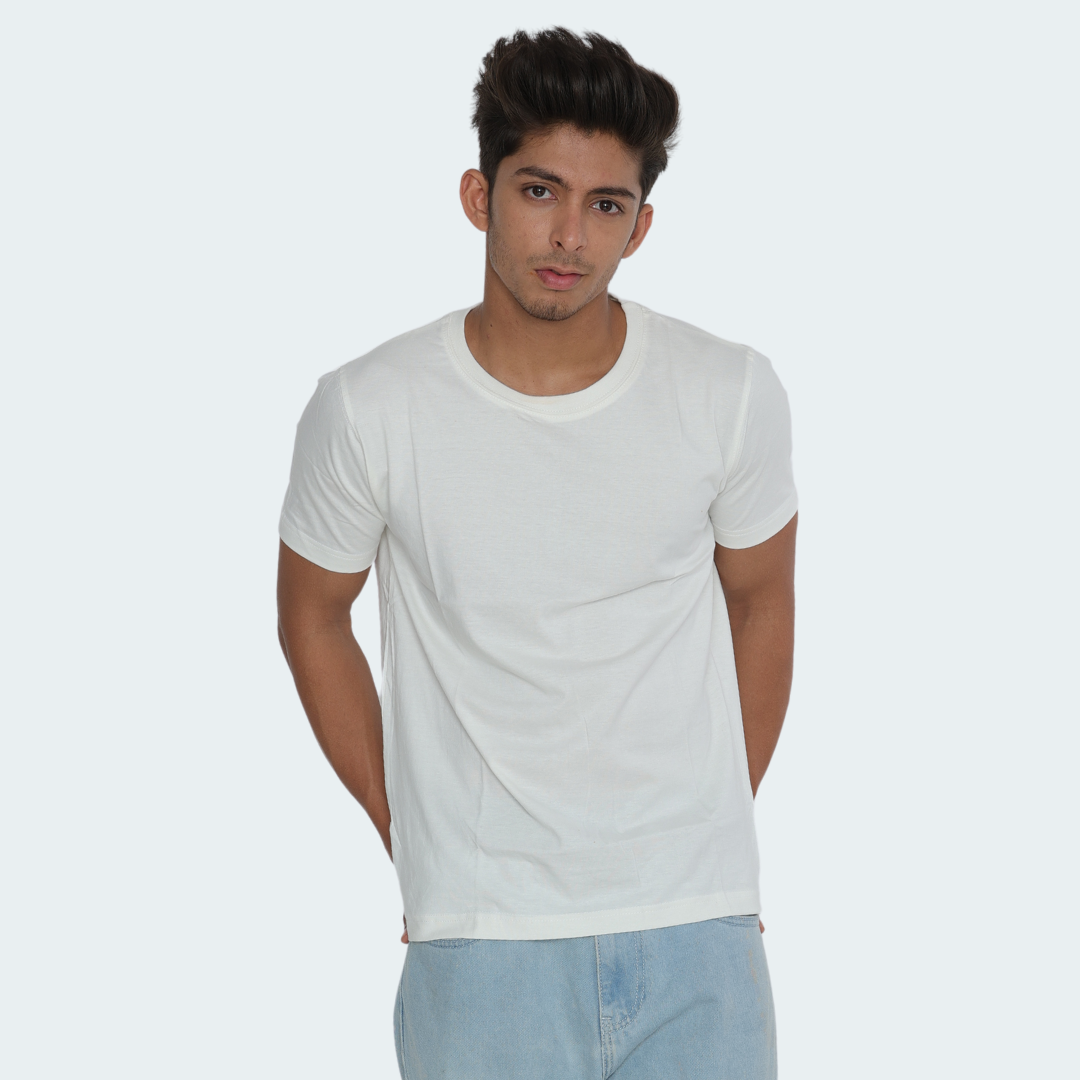 White Plain T Shirt