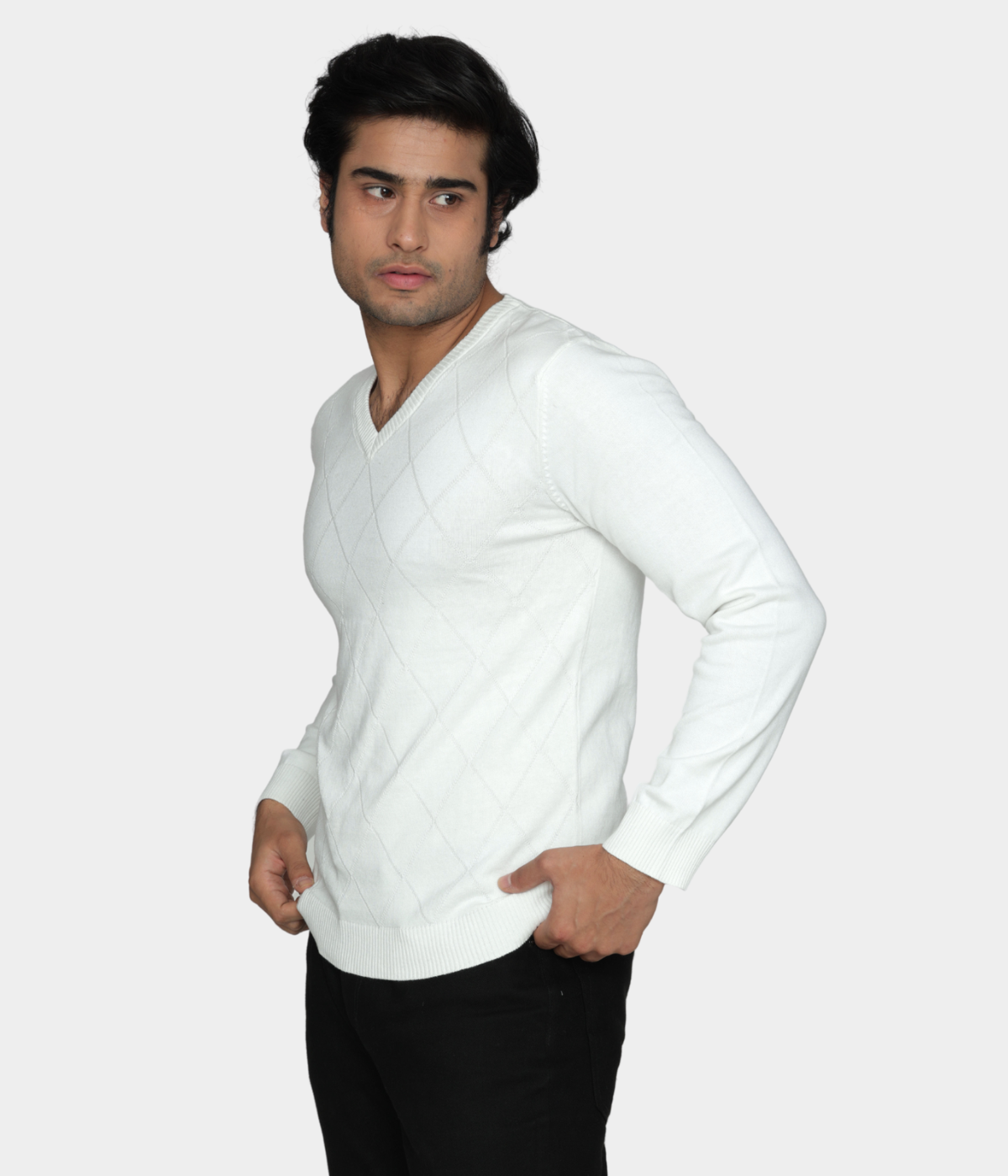 OFF White  Structured cotton knitted T-shirt