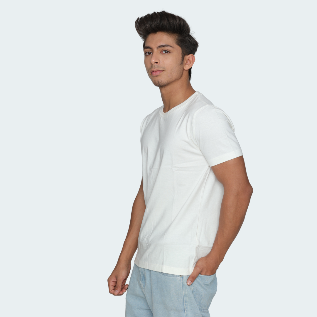 White Plain T Shirt