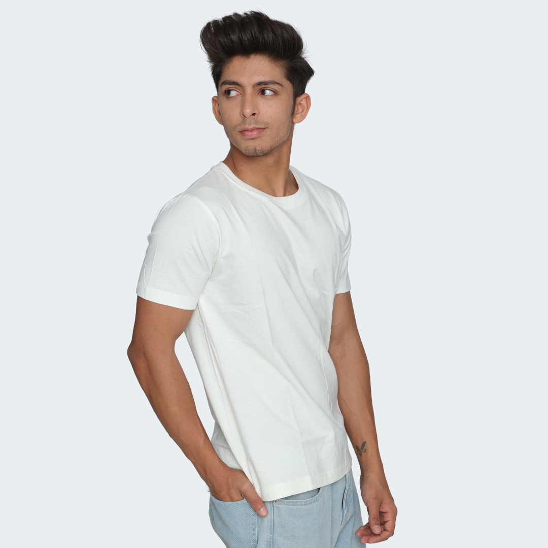 White Plain T Shirt