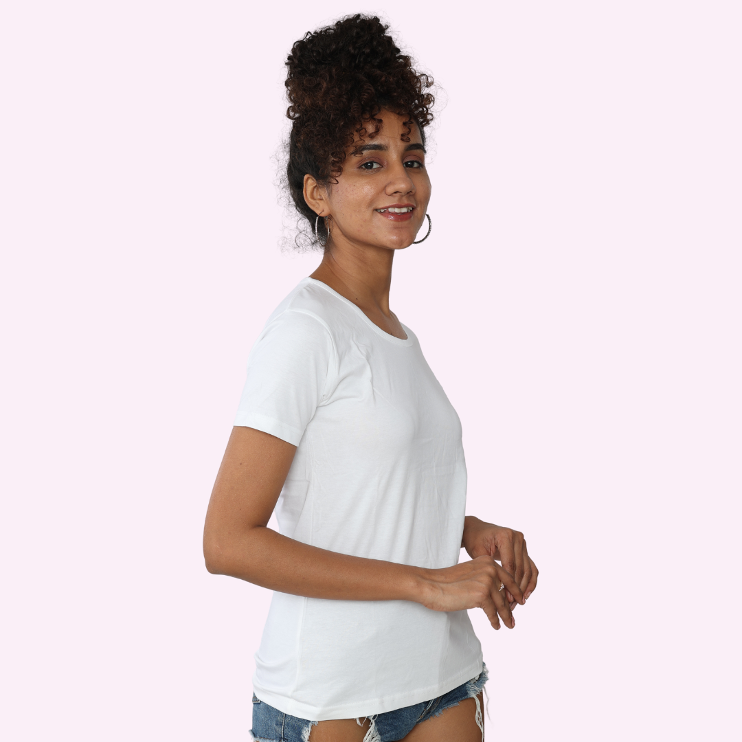 White Plain Top / WOMENS Regular T-Shirts