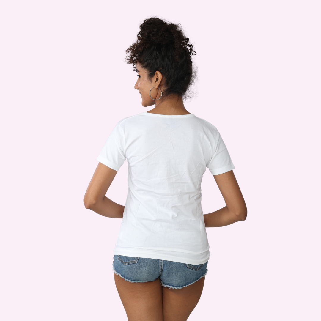 White Plain Top / WOMENS Regular T-Shirts