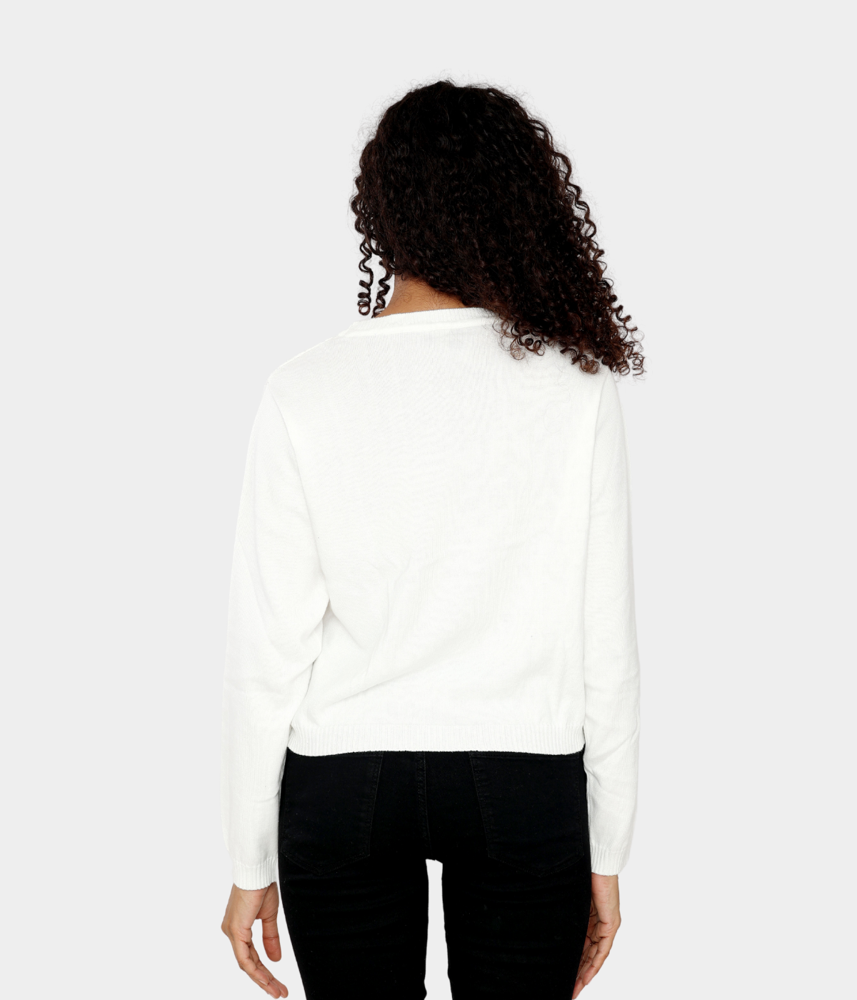 Off-White Pointelle Knitted T-Shirt