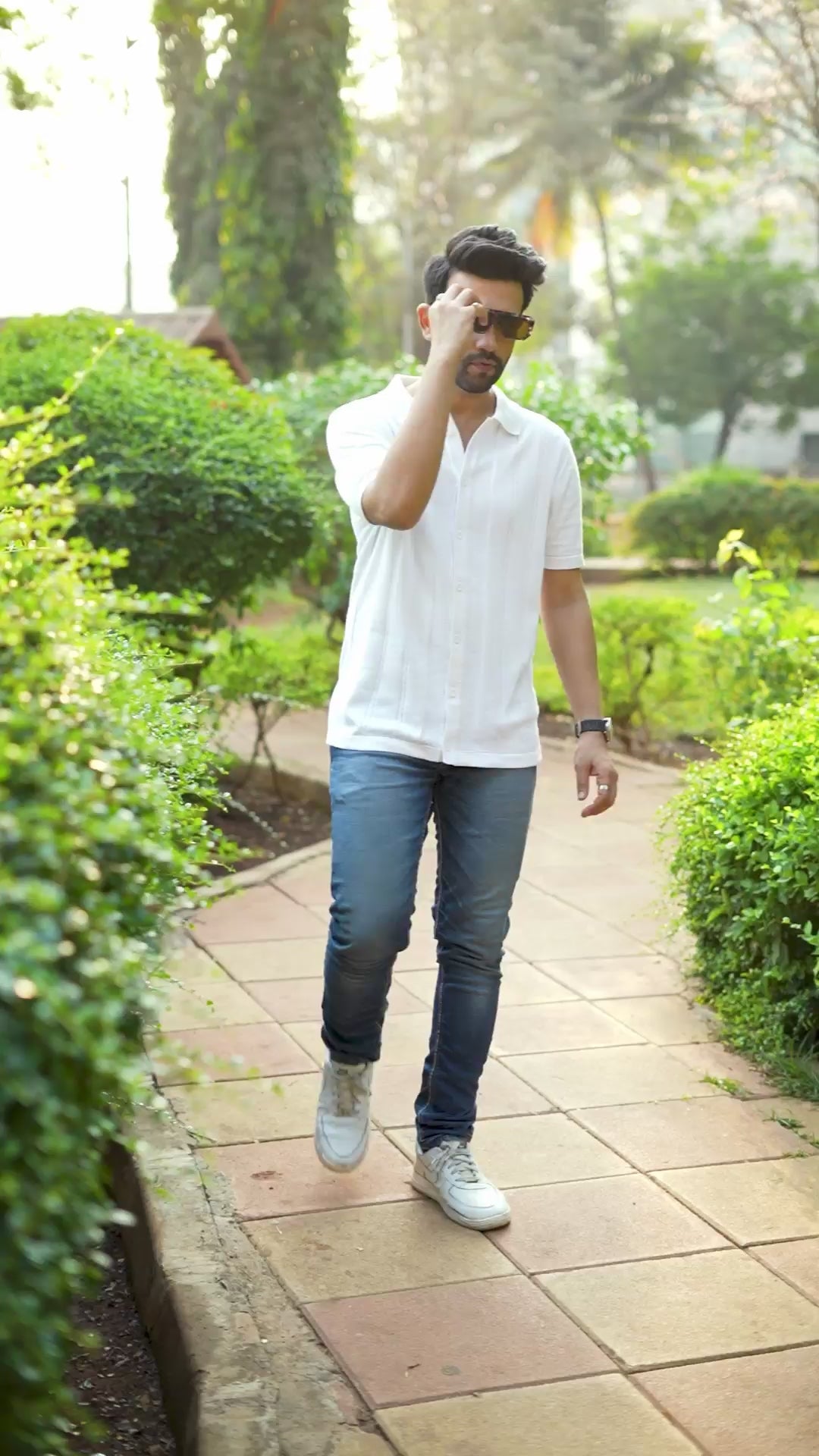 OFF White Structured Knitted Shirt